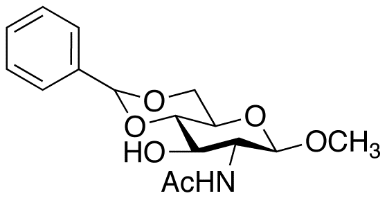 Methyl 2-Acetamido-2-deoxy-4,6-O-benzlydene-O-β-D-glucopryanoside