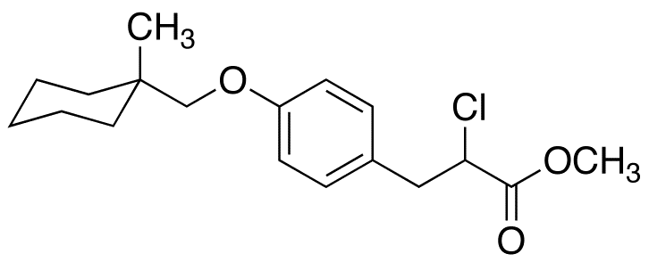 Methyl 2-Chloro-3-[4-(1-methylcyclohexylmethoxy)phenyl] Propionate