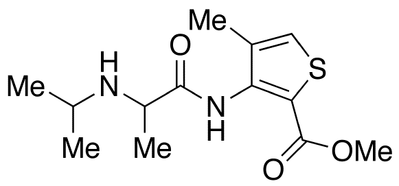 Methyl 3-[2-(Isopropylamino)propanamido]-4-methylthiophene-2-carboxylate