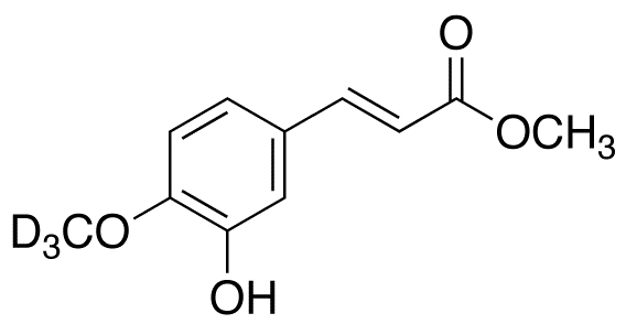 Methyl 3-(3-Hydroxy-4-methoxyphenyl)acrylate-d3