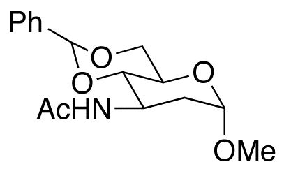 Methyl 3-Acetamido-4,6-O-benzylidene-2,3-dideoxy-α-D-arabino-hexopyranoside