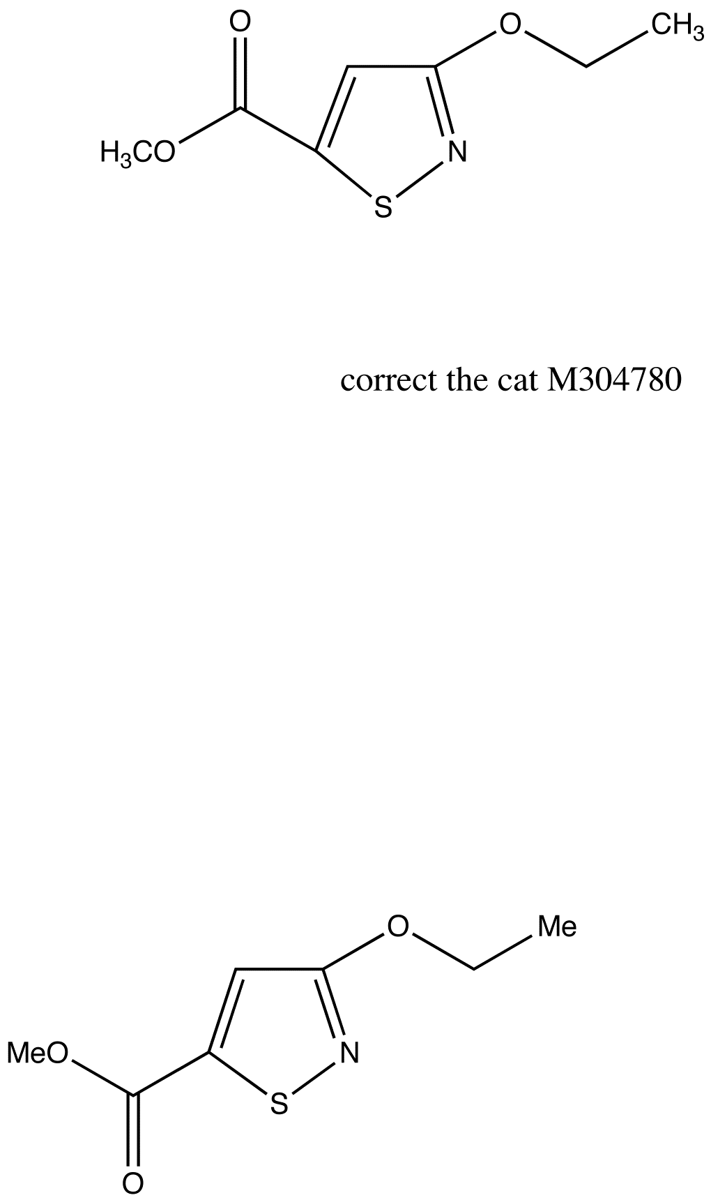 Methyl-3-ethoxyisothiazole-5-carboxylate