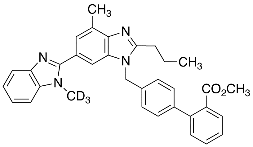 Methyl 4’-[[2-n-Propyl-4-methyl-6-(1-methylbenzimidazol-2-yl)-benzimidazol-1-yl]methyl]biphenyl-2-carboxylate-d3