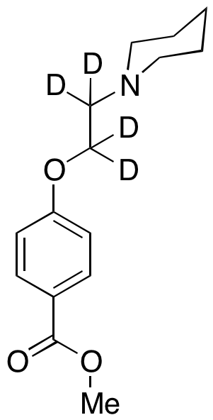 Methyl 4-(2-(Piperidin-1-yl)ethoxy-d4)benzoate