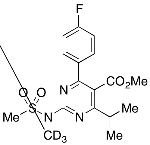 Methyl 4-(4-Fluorophenyl)-6-isopropyl-2-[N-methyl-N-(methyl-d3-sulfonyl)amino]pyrimidine-5-carboxylate