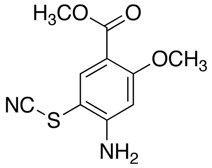 Methyl 4-Amino-2-methoxy-5-thiocyanobenzoate