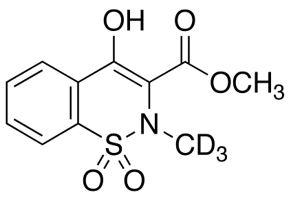 Methyl-4-hydroxy-2-methyl-d3-2H-1,2-benzothiazine-3-carboxylate 1,1-Dioxide