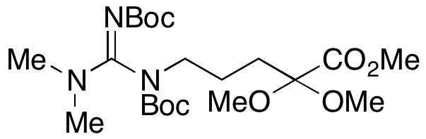 Methyl 5-(1,2-bis(tert-Butoxycarbonyl)-3,3-dimethylguanidino)-2,2-dimethoxypentanoate