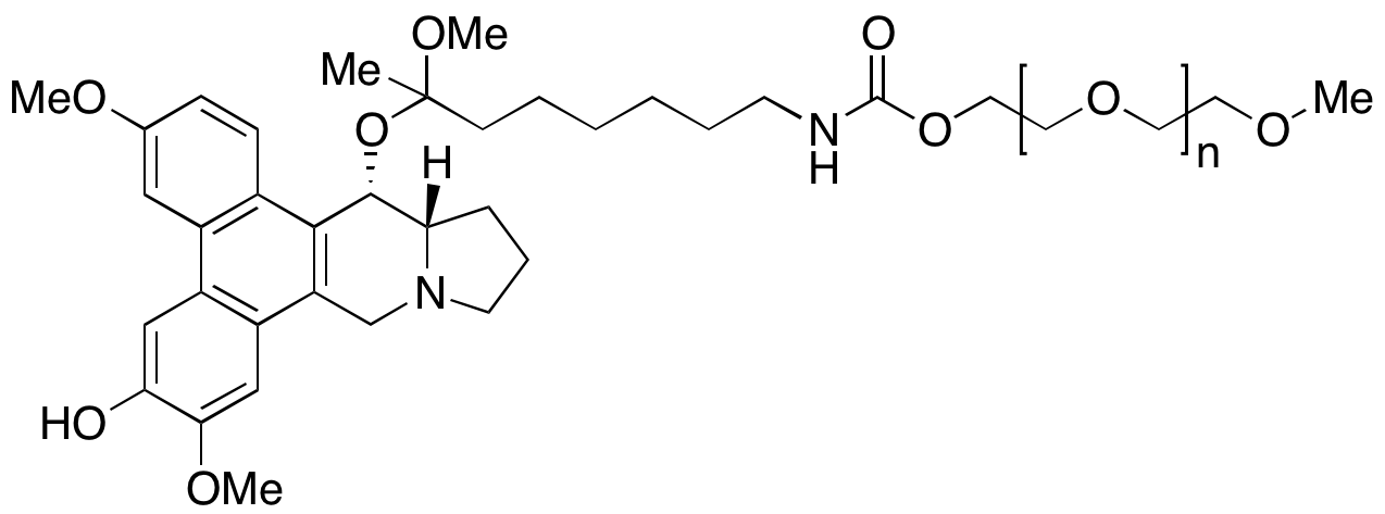 Methyl Tylophorinidine-PEO Acetal Conjugate