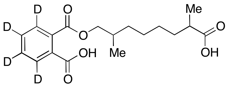 Mono-(7-carboxy-2,7-dimethylheptyl) Phthalate-d4