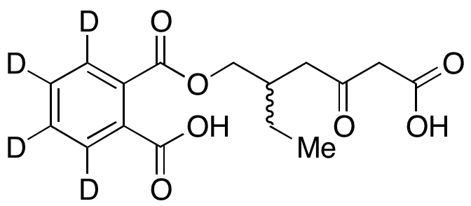 Mono(5-carboxy-2-ethyl-4-oxopentyl) Phthalate-d4