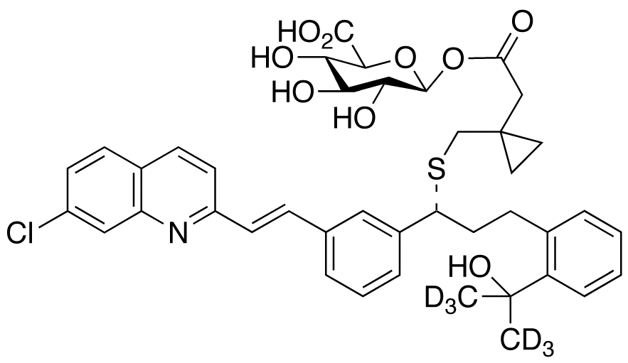 Montelukast Acyl-β-D-glucuronide-d6