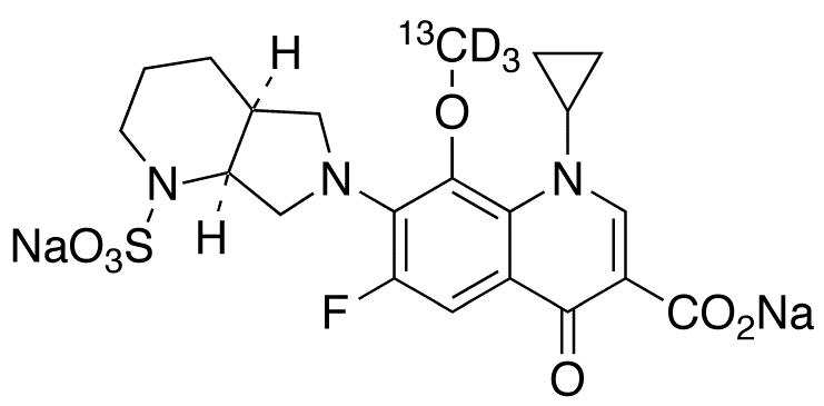 Moxifloxacin-13Cd3 N-Sulfate Disodium Salt