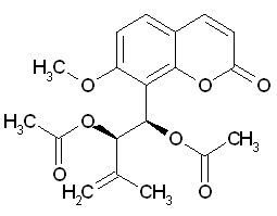 Murrangatin diacetate