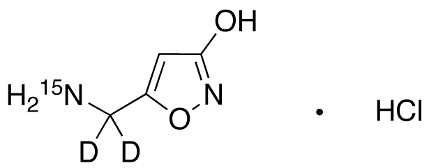 Muscimol-15N,d2 Hydrochloride