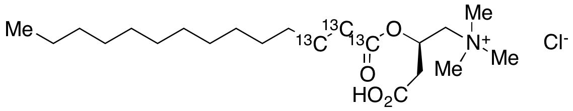 Myristoyl-L-carnitine-13C3 Hydrochloride