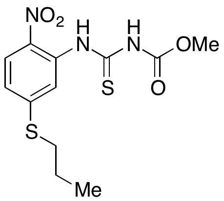 N-[[[2-Nitro-5-(propylthio)phenyl]amino]thioxomethyl]carbamic Acid Methyl Ester