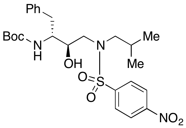 N-[(1R,2R)-2-Hydroxy-3-[(2-methylpropyl)[(4-nitrophenyl)sulfonyl]amino]-1-(phenylmethyl)propyl]carbamic Acid 1,1-Dimethylethyl Ester