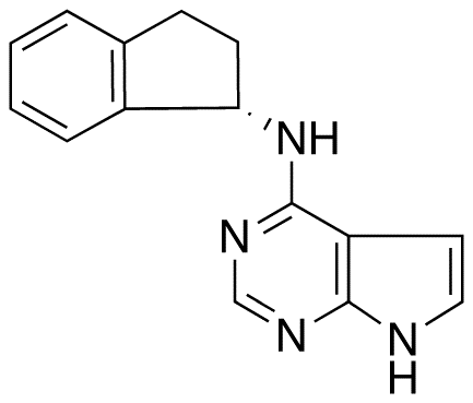 N-[(1S)-2,3-Dihydro-1H-inden-1-yl]-7H-pyrrolo[2,3-d]pyrimidin-4-amine