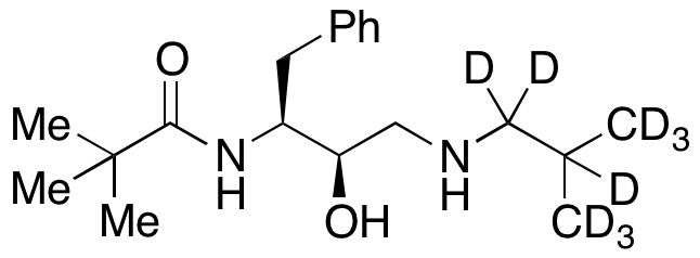 N-[(1S,2R)-2-Hydroxy-3-[(2-methylpropyl)amino]-1-(phenylmethyl)propyl]-2,2-dimethylpropanamide-d9