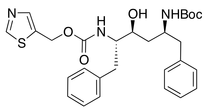 N-[(1S,2S,4S)-4-[[(1,1-Dimethylethoxy)carbonyl]amino]-2-hydroxy-5-phenyl-1-(phenylmethyl)pentyl]carbamic Acid 5-Thiazolylmethyl Ester