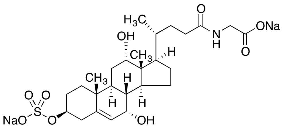 N-[(3β,7α,12α)-7,12-Dihydroxy-24-oxo-3-(sulfooxy)chol-5-en-24-yl]glycine Disodium Salt