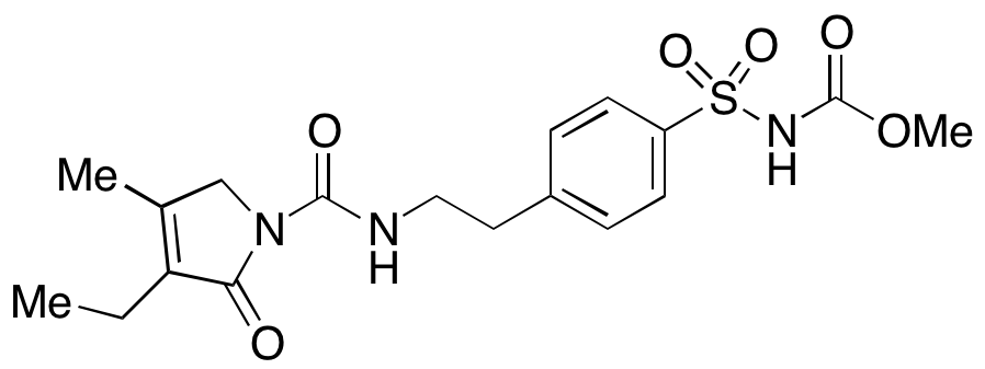 N-[[4-[2-[[(3-Ethyl-2,5-dihydro-4-methyl-2-oxo-1H-pyrrol-1-yl)carbonyl]amino]ethyl]phenyl]sulfonyl]carbamic Acid Methyl Ester