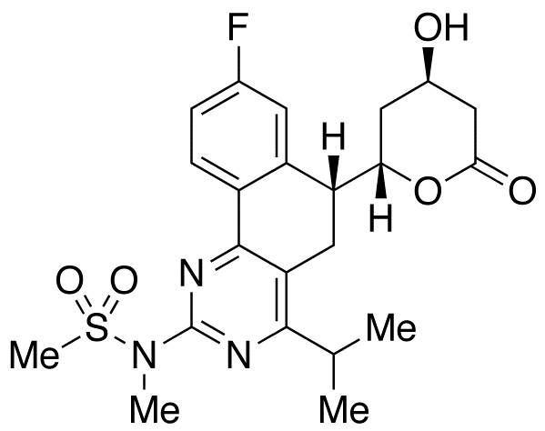 N-[(6R)-8-Fluoro-5,6-dihydro-4-(1-methylethyl)-6-[(2S,4R)-tetrahydro-4-hydroxy-6-oxo-2H-pyran-2-yl]benzo[h]quinazolin-2-yl]-N-methylmethanesulfonamide