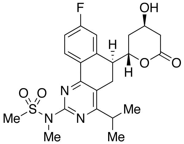 N-[(6S)-8-Fluoro-5,6-dihydro-4-(1-methylethyl)-6-[(2S,4R)-tetrahydro-4-hydroxy-6-oxo-2H-pyran-2-yl]benzo[h]quinazolin-2-yl]-N-methylmethanesulfonamide