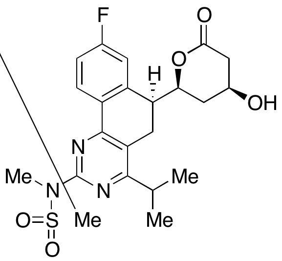 N-[(6S)-8-Fluoro-5,6-dihydro-4-(1-methylethyl)-6-[(2S,4S)-tetrahydro-4-hydroxy-6-oxo-2H-pyran-2-yl]benzo[h]quinazolin-2-yl]-N-methylmethanesulfonamide