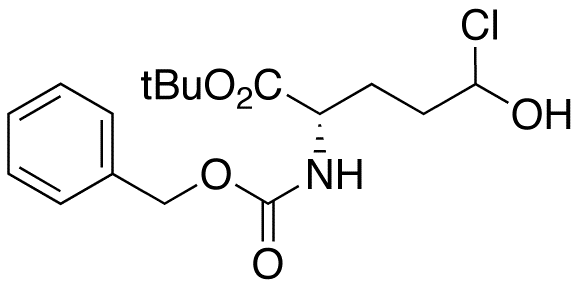 N-[(Benzyloxy)carbonyl]-5-chloro-5-hydroxy-L-norvaline 1,1-Dimethylethyl Ester