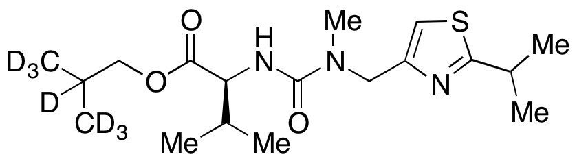 N-[[N-Methyl-N-[(2-isopropyl]-4-thiazolyl)methyl)amino]carbonyl-L-valine Carboxylic Acid Isobutyl Alcohol Ester-d7