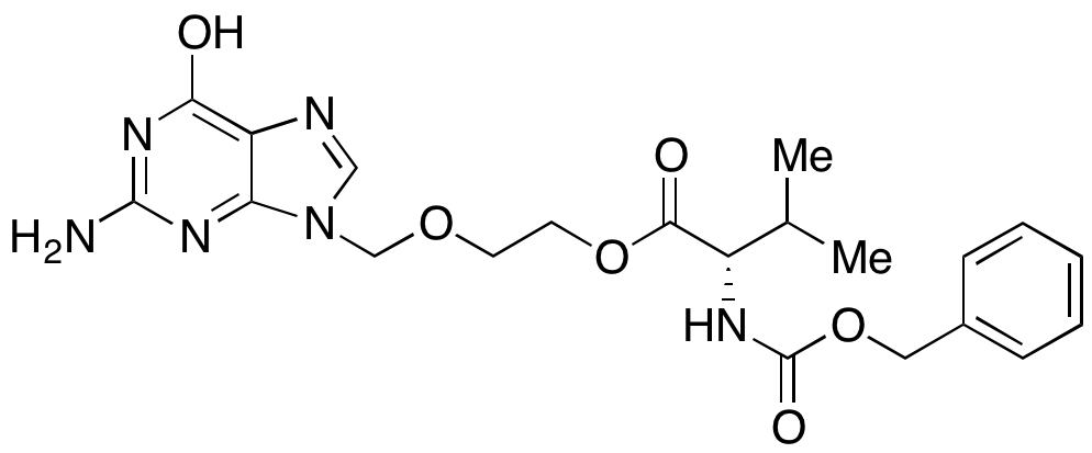 N-[(Phenylmethoxy)carbonyl]-L-valine 2-[(2-Amino-1,6-dihydro-6-oxo-9H-purin-9-yl)methoxy]ethyl Ester