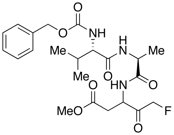 N-[(Phenylmethoxy)carbonyl]-L-valyl-N-[3-fluoro-1-(2-methoxy-2-oxoethyl)-2-oxopropyl]-L-alaninamide