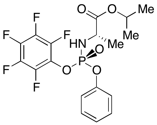 N-[(S)-(2,3,4,5,6-Pentafluorophenoxy)phenoxyphosphinyl]-L-alanine 1-Methylethyl Ester