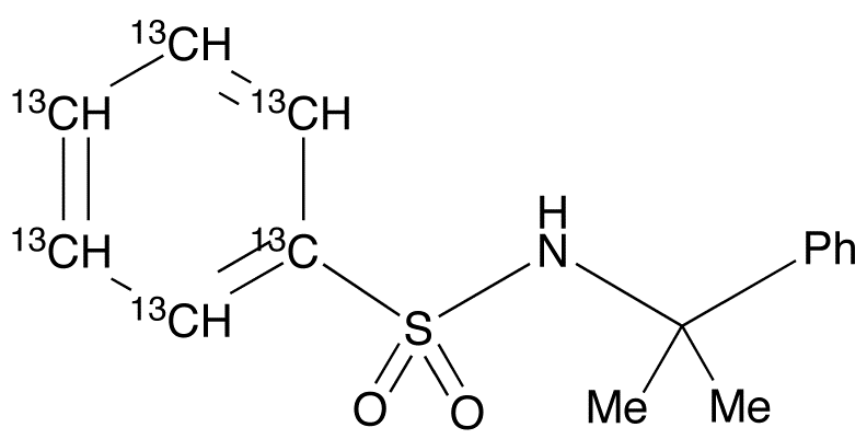 N-(α,α-Dimethylbenzyl)benzenesulfonamide-13C6