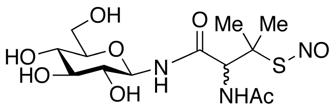 N-(β-D-Glucopyranosyl)-N2-acetyl-S-nitroso-D,L-penicillamide