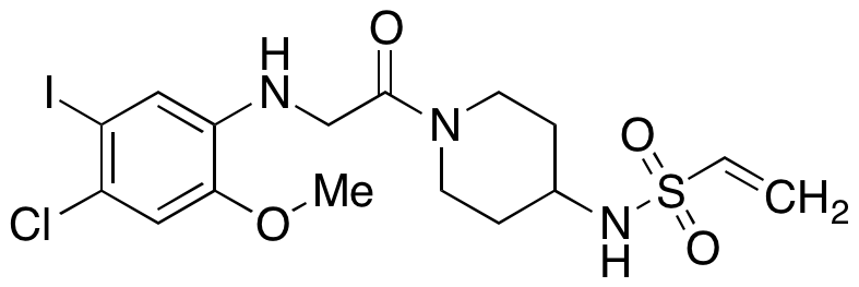 N-[1-[2-[(4-Chloro-5-iodo-2-methoxyphenyl)amino]acetyl]-4-piperidinyl]ethenesulfonamide