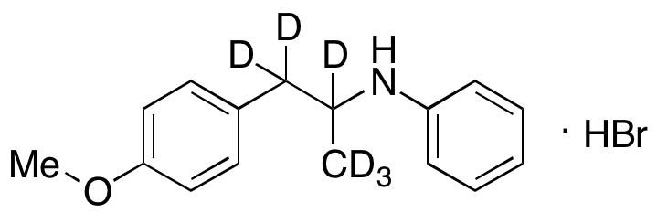 N-(1-(4-Methoxyphenyl)propan-2-yl-d6)aniline Hydrobromide