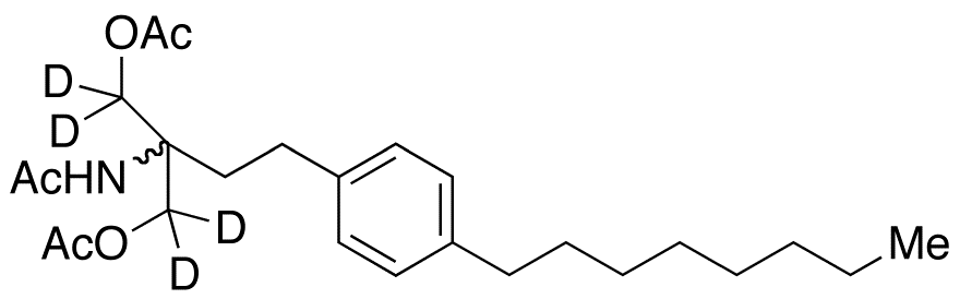 N-[1,1-Bis[(acetyloxy)methyl]-3-(4-octylphenyl)propyl]acetamide-d4
