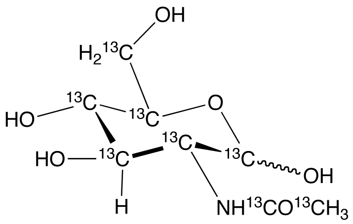 N-[1,2-13C2]Acetyl-D-[UL-13C6]glucosamine