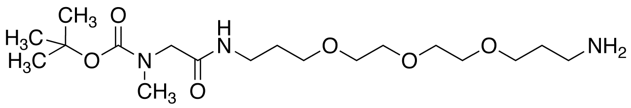 N’-(13-Amino-4,7,10-trioxatridecanyl)-N-methyl-N-tert-butoxycarbonyl-glycinamide