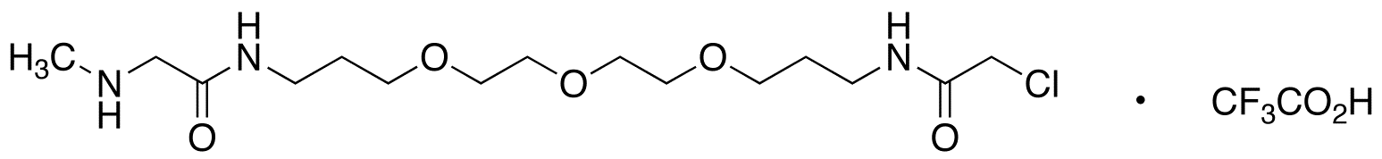 N’-(13-Chloroacetamido-4,7,10-trioxatridecanyl)-N-methyl-glycinamide Trifluoroacetic Acid Salt