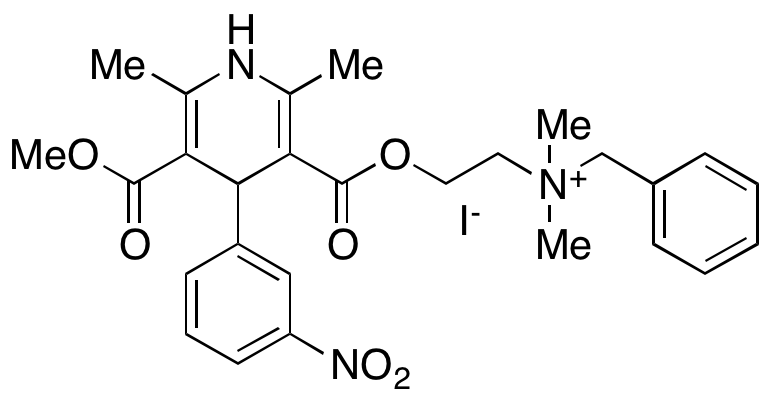 N-[2-[[[1,4-Dihydro-5-(methoxycarbonyl)-2,6-dimethyl-4-(3-nitrophenyl)-3-pyridinyl]carbonyl]oxy]ethyl]-N,N-dimethylbenzenemethanaminium Iodide