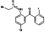 N-[2-(2-Fluorophenyl)-4-chlorophenyl-2-bromoacetamide-13C1