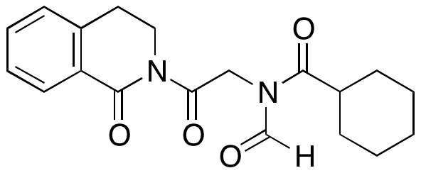 N-[2-(3,4-Dihydro-1-oxo-2(1H)-isoquinolinyl)-2-oxoethyl]-N-formyl-cyclohexanecarboxamide