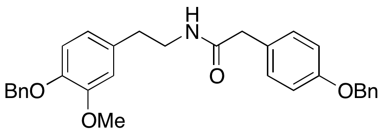 N-[2-[3-Methoxy-4-(phenylmethoxy)phenyl]ethyl]-4-(phenylmethoxy)benzeneacetamide