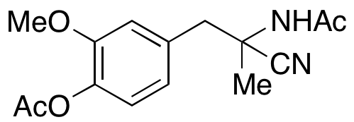 N-[2-[4-(Acetyloxy)-3-methoxyphenyl]-1-cyano-1-methylethyl]acetamide