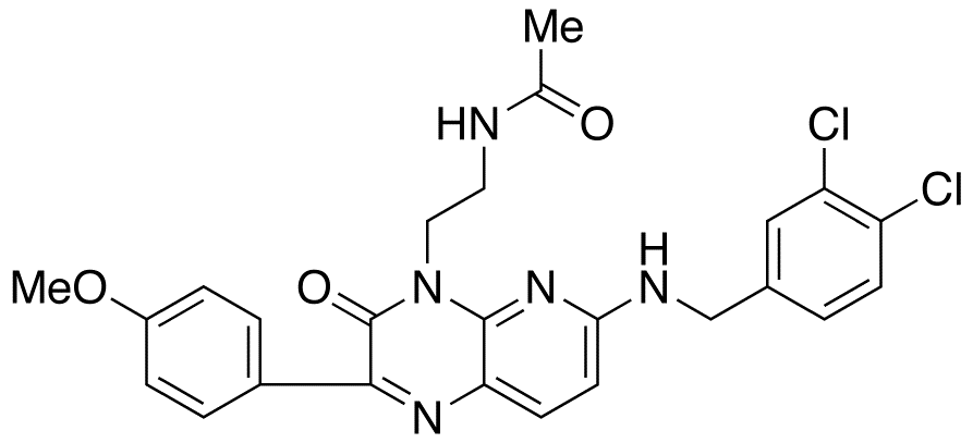 N-[2-[6-[[(3,4-Dichlorophenyl)methyl]amino]-2-(4-methoxyphenyl)-3-oxopyrido[2,3-b]pyrazin-4(3H)-yl]ethyl]-acetamide