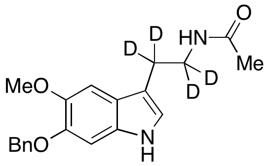 N-[2-[6-(Benzyloxy)-5-methoxyindol-3-yl]ethyl]acetamide-d4